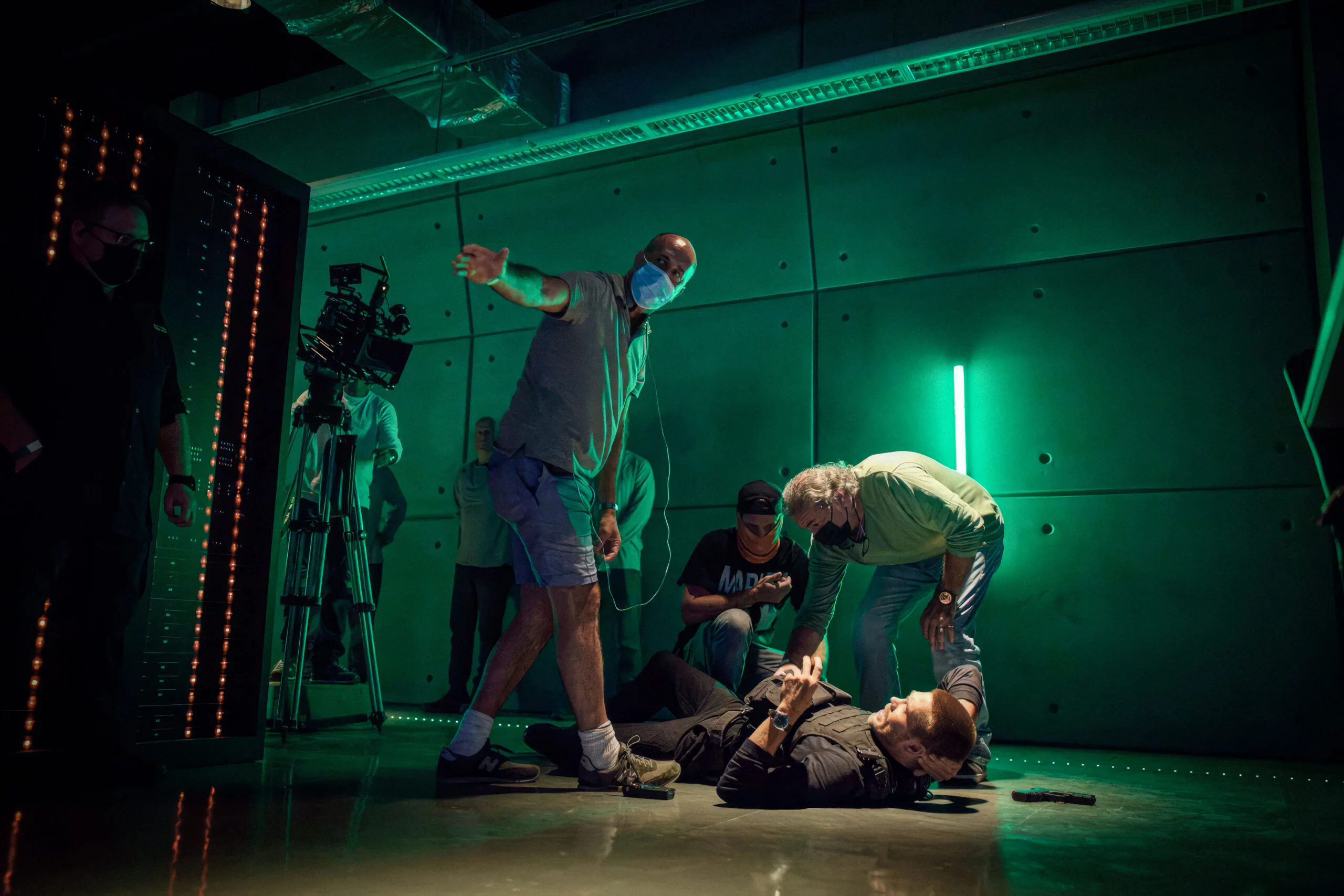 Production still from Josh Sternfeld’s filmmaking work